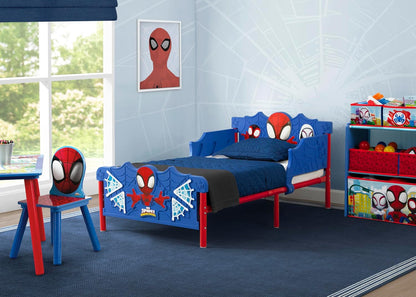 Delta Children - Spidey and His Amazing Friends 3D Toddler Bed, Blue