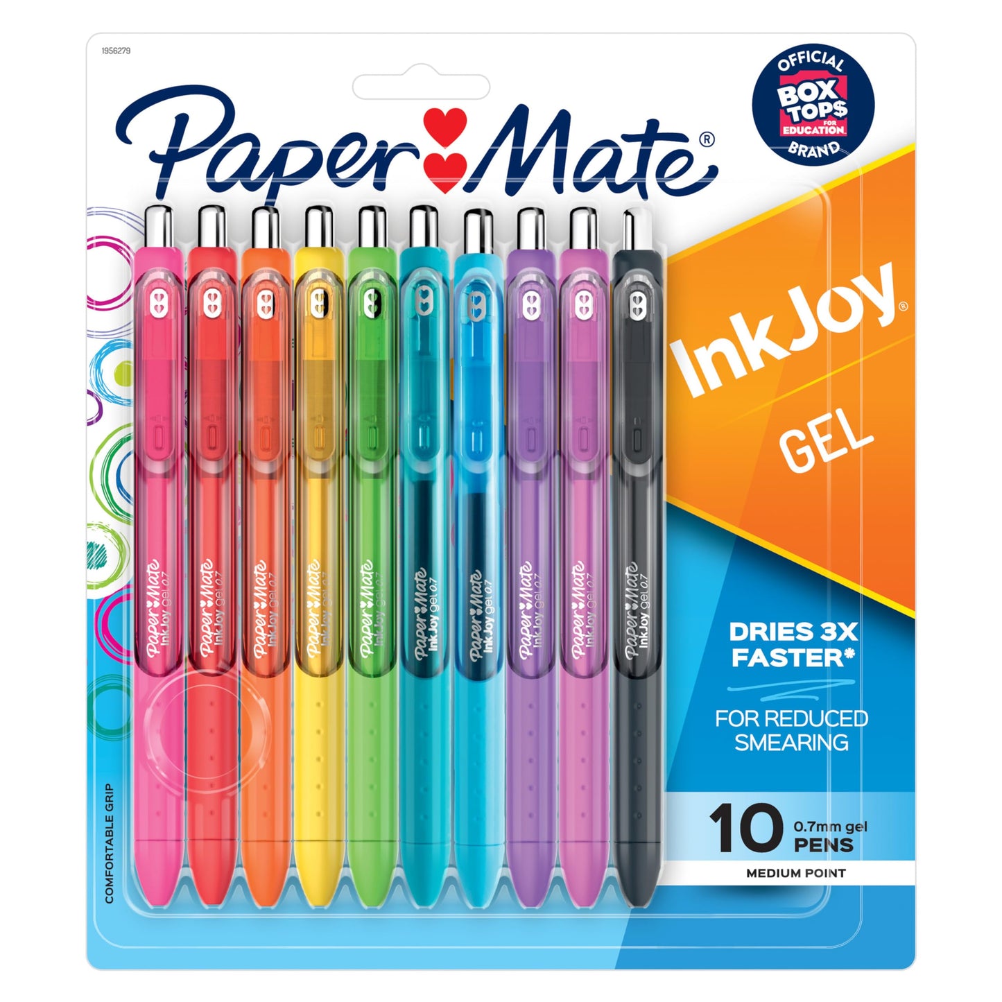 Paper Mate Inkjoy Gel Retractable Pen, 0.7Mm, Ink, Pack Of 14, Assorted (1951636)