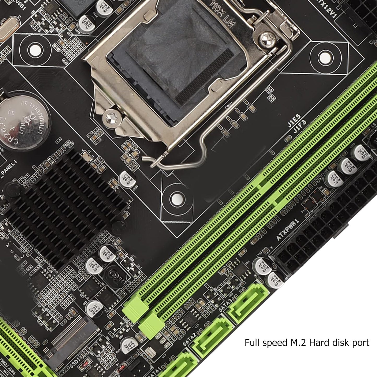 H310B Motherboard LGA 1151, DDR4 Memory Computer Motherboard with HDMI, VGA, M.2, Integrated Gigabit Network Card, M ATX Motherboard with SATA3.0, USB3.0