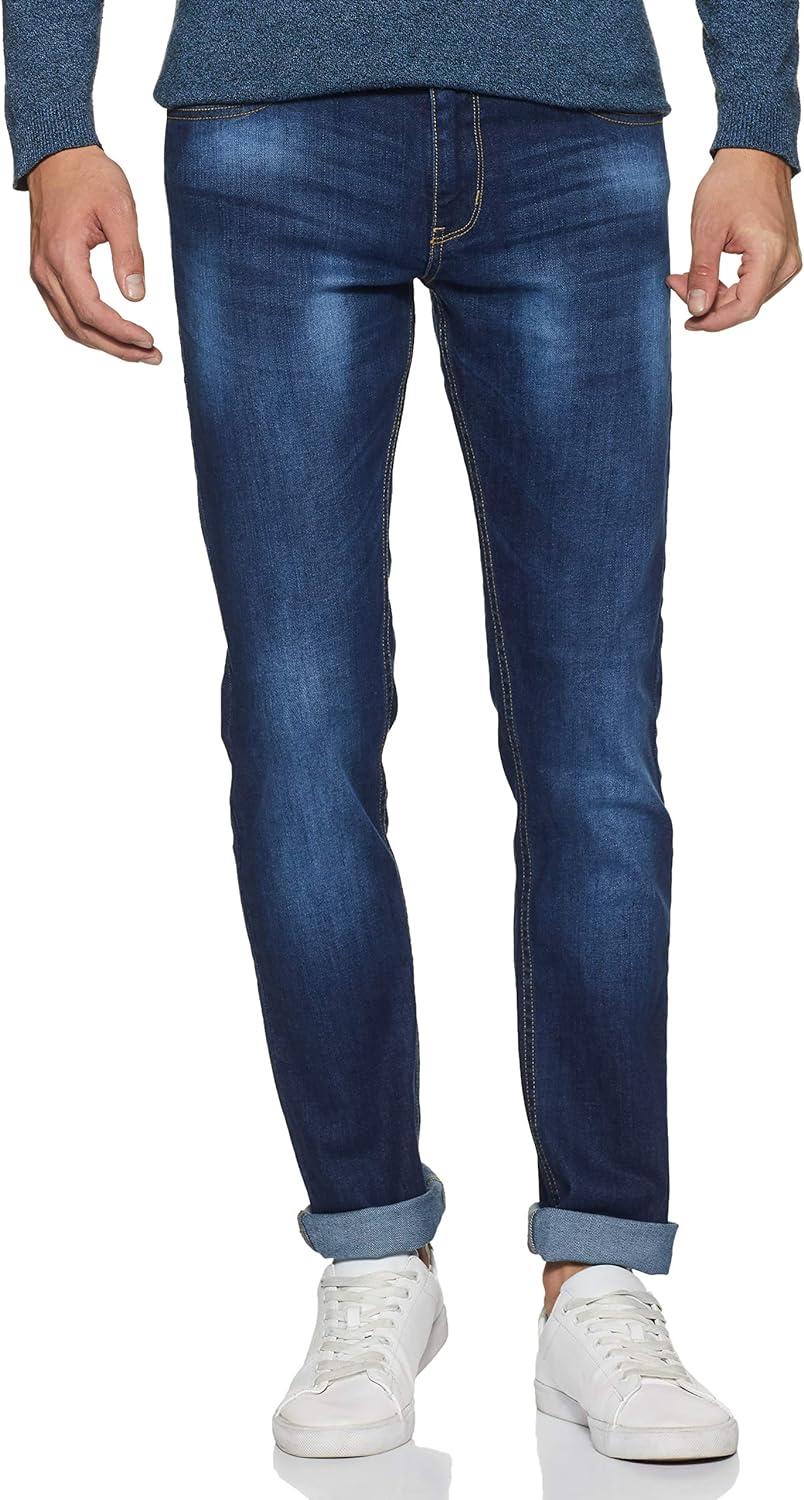 DIVERSE Men's Slim Fit Jeans