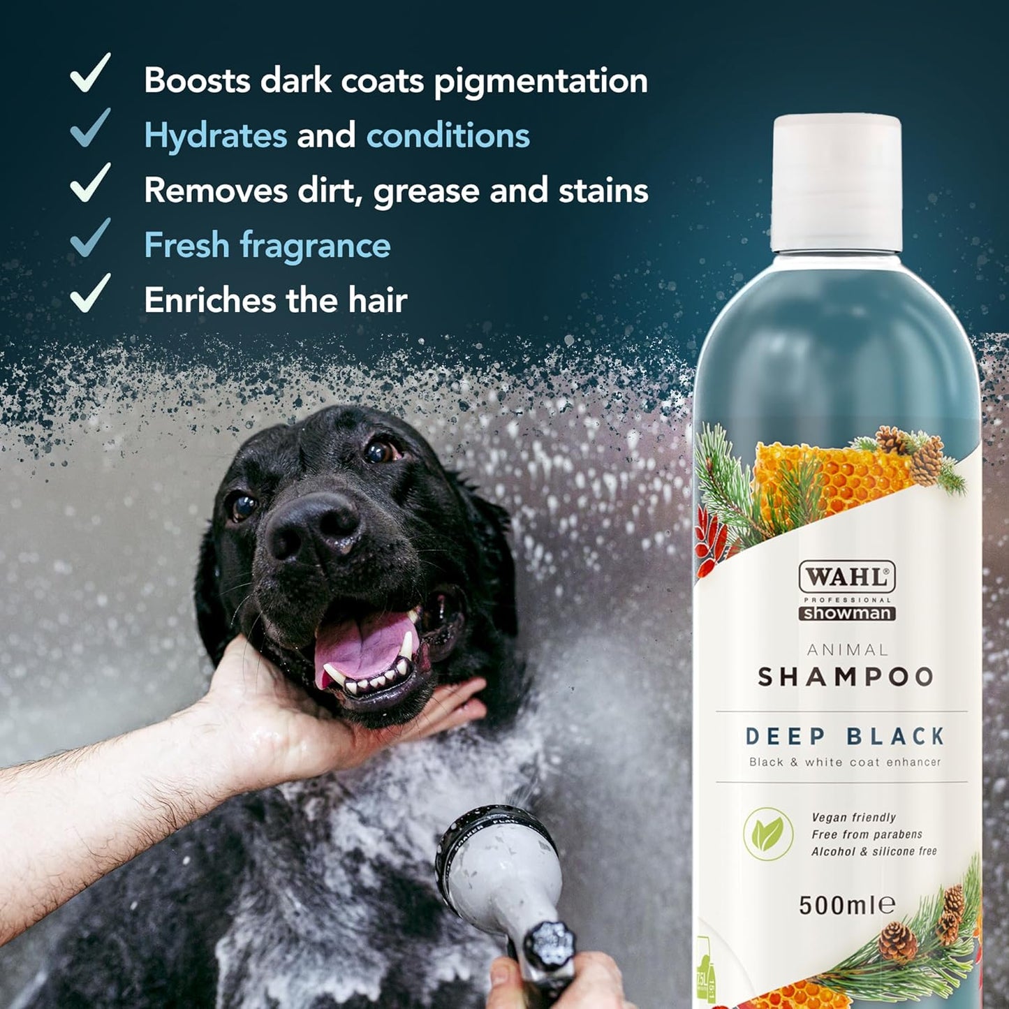 Wahl Mucky Puppy Shampoo, Dog Shampoo, Shampoo for Pets, Gentle Pet Friendly Formula, Sensitive Skin, Shampoo for Young Animals, Ready-to-Use, Remove Dirt.