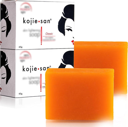 Kojie San 3 x 65G Kojie San Skin Kojic Acid Lightening Soap in Industry-leading Frustration Free Packaging