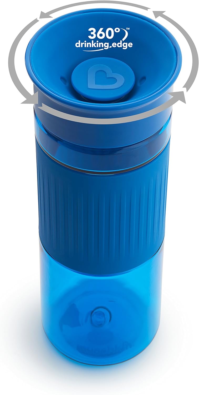 Munchkin Miracle 360 Spill Proof Sippy Cup, 24 Ounce, Blue – Great for toddlers, big kids or adults