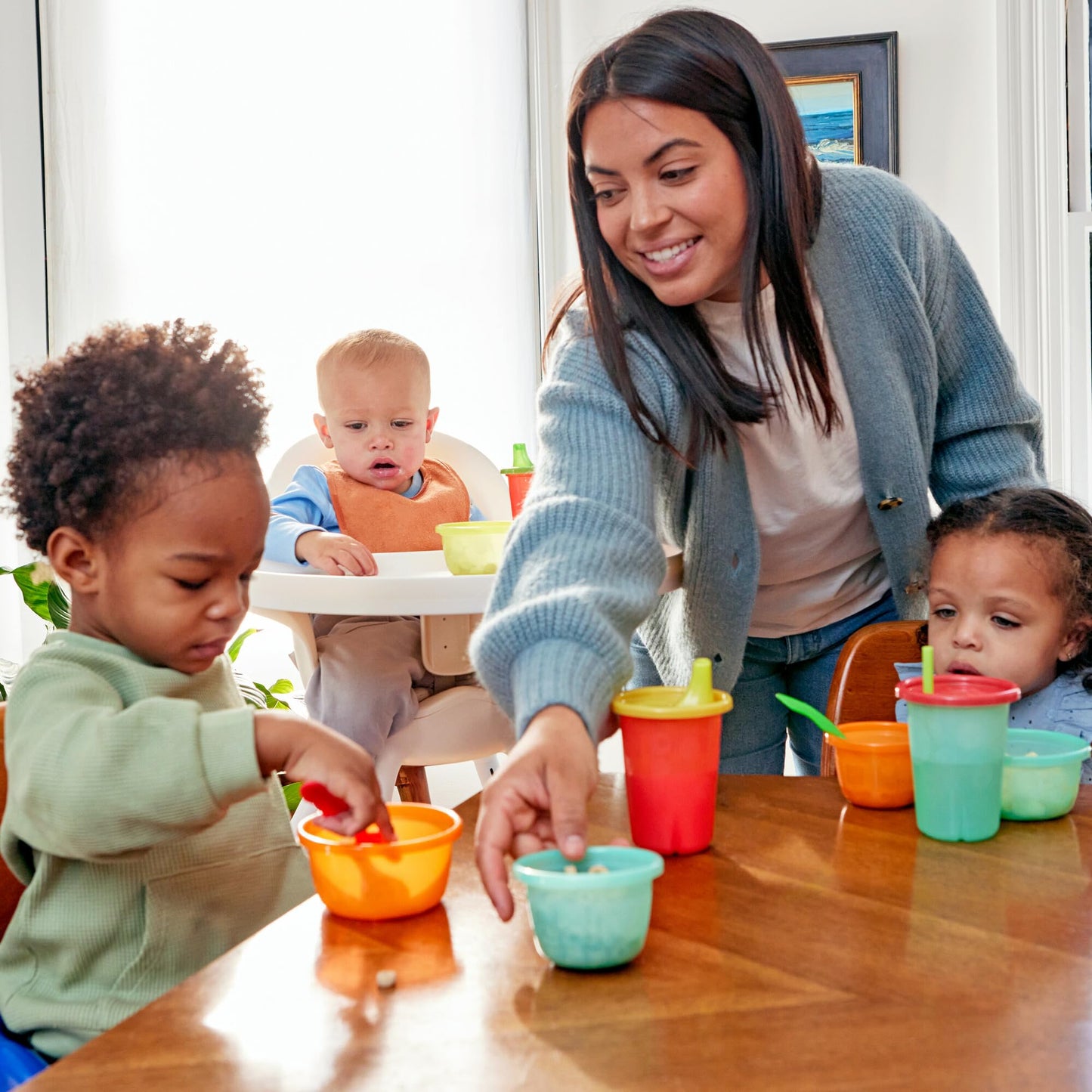 The First Years Take & Toss 7Oz Spill-Proof 6 Sippy Cup Set