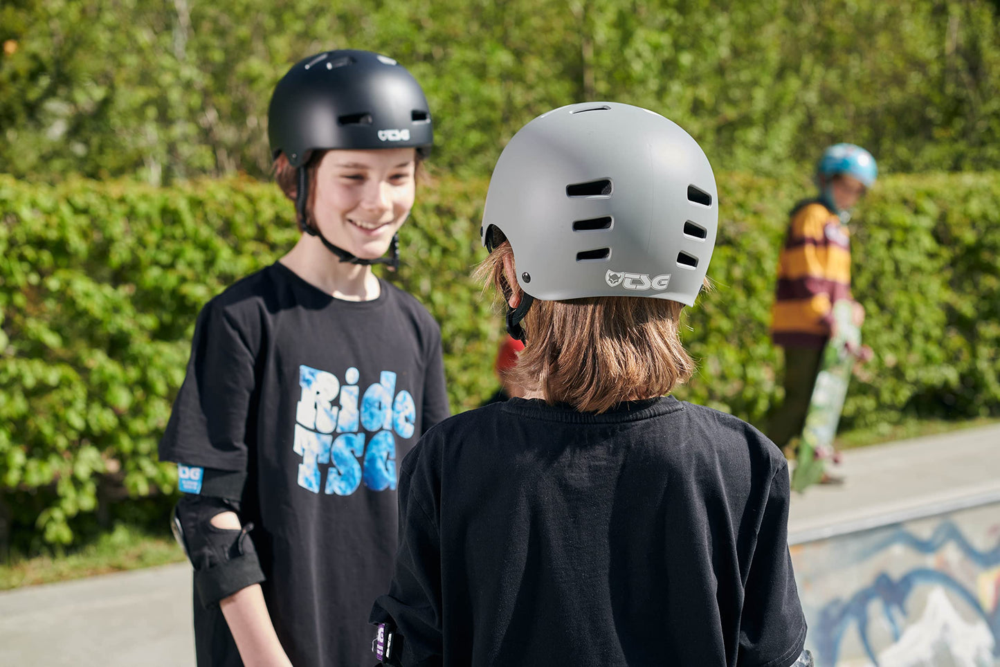 TSG Evolution Solid Colour Helmet Blue