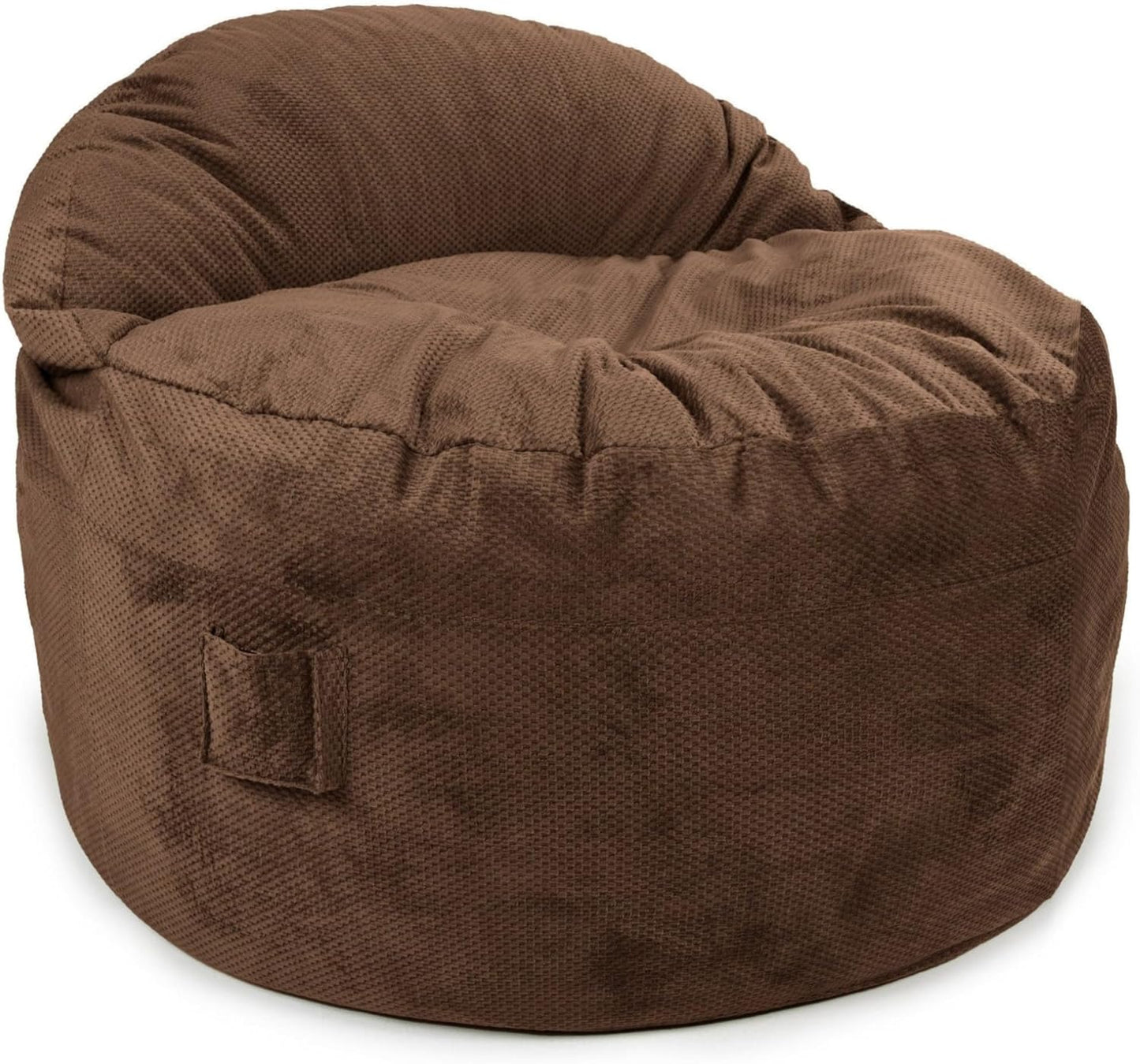 CordaRoy's NEST Gaming Bean Bag Chair - Convertible Bean Bag Chair & Bed - Washable Chenille Cover with Pockets for Remote, Controllers - for Living Room, Game Room, Basement - Full Size - Charcoal