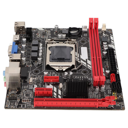 LGA1155 DDR3 Motherboard, B75M Desktop Computer M ATX Motherboard with 2 DDR3 Slots, Up to 16G Memory, Gaming Motherboard Support i3 i5 i7 Pentium Xeon Processor