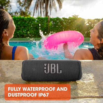 JBL Flip 6 Portable IP67 Waterproof Speaker with Bold JBL Original Pro Sound, 2-Way Speaker, Powerful Sound and Deep Bass, 12 Hours Battery, Safe USB-C Charging Protection - Red, JBLFLIP6RED