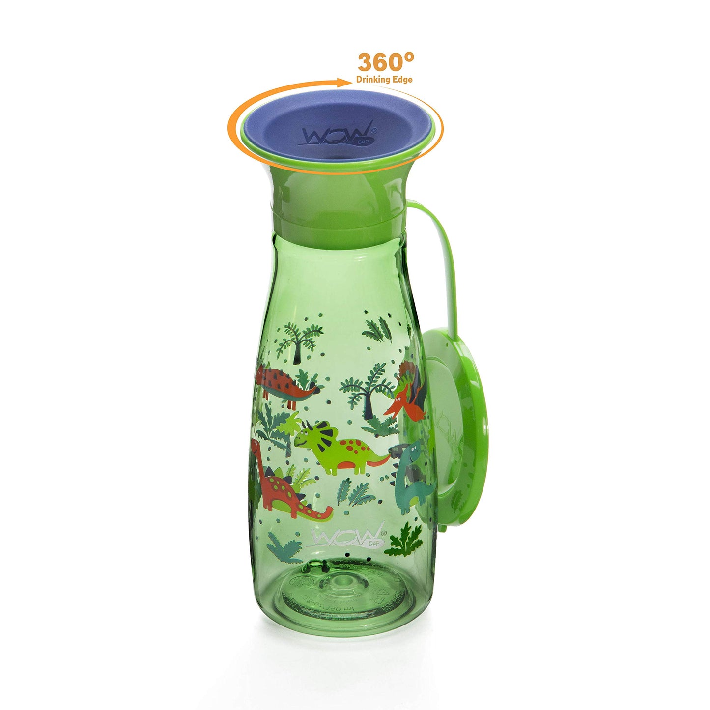 WOW CUP MINI 360 Sippy Cup, 12 oz / 350 ml (Teal Blue)