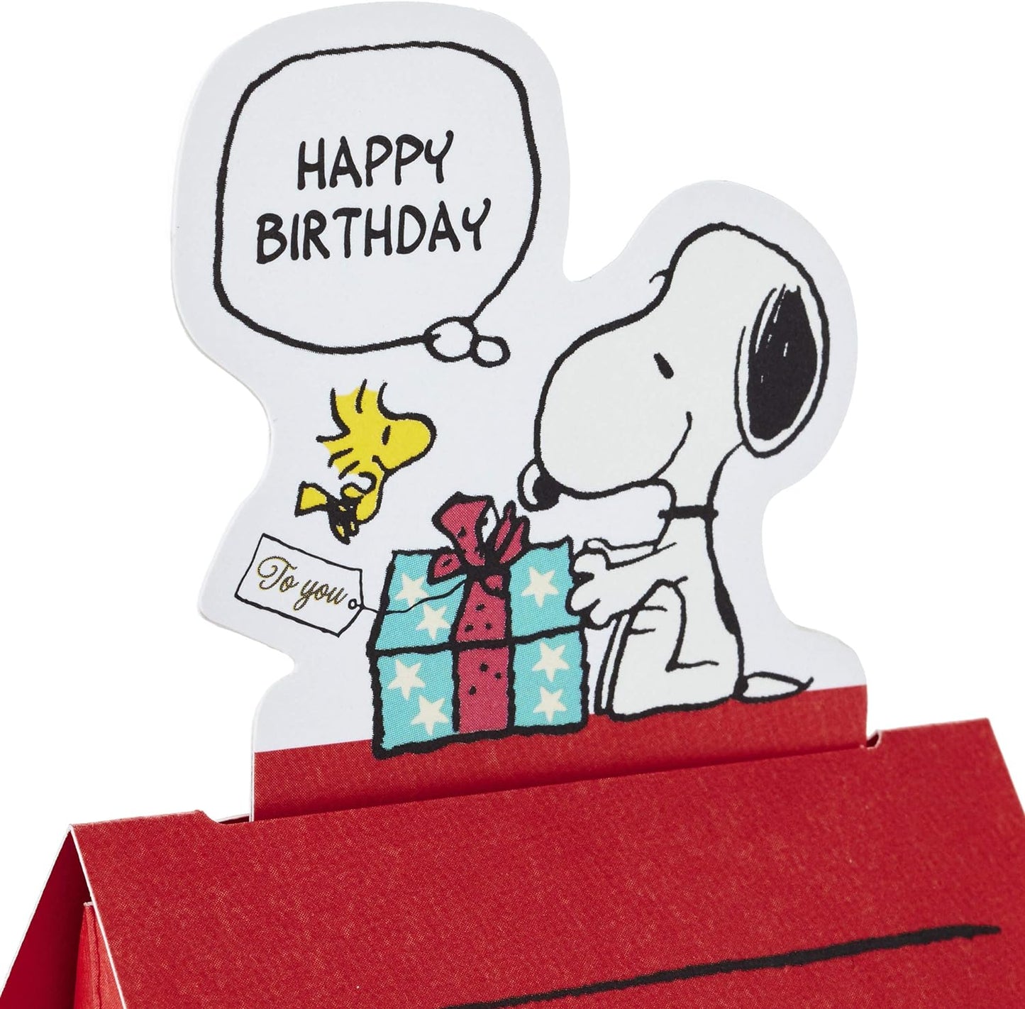 Hallmark Pop Up Peanuts Snoopy Birthday Greeting Card (Snoopy Dog House)