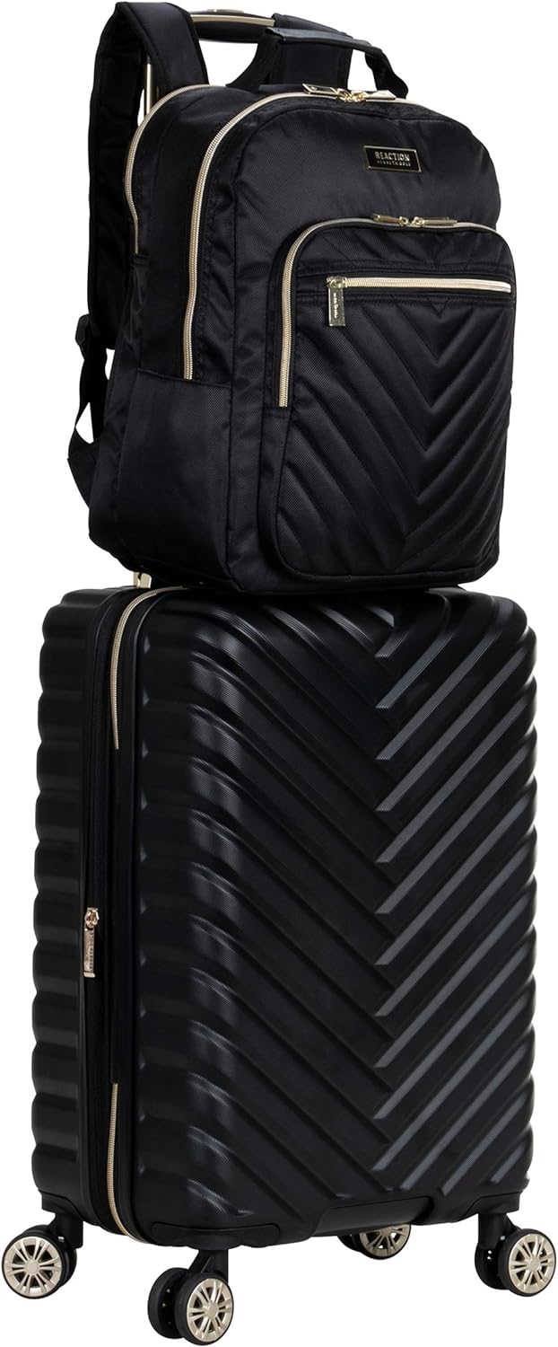 Kenneth Cole Reaction Women's Madison Square Hardside Chevron Expandable Luggage, Madison Square" Hardside Chevron Expandable Luggage