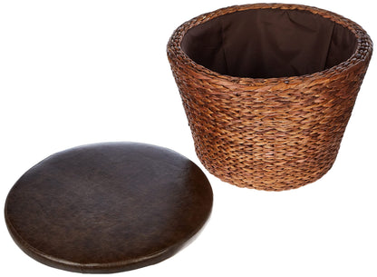 Harmony Water Grass Cone Type Woven Ottoman