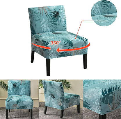 Eco-Ancheng Armless Chair Slipcover Washable Armless Chair Covers Removable Slipcover for Armless Chair Non-Slip Sofa Couch Covers Furniture Protector for Dining Living Room Armless Accent Chair