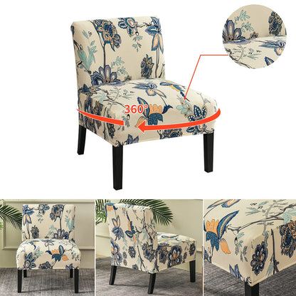 Eco-Ancheng Armless Chair Slipcover Washable Armless Chair Covers Removable Slipcover for Armless Chair Non-Slip Sofa Couch Covers Furniture Protector for Dining Living Room Armless Accent Chair