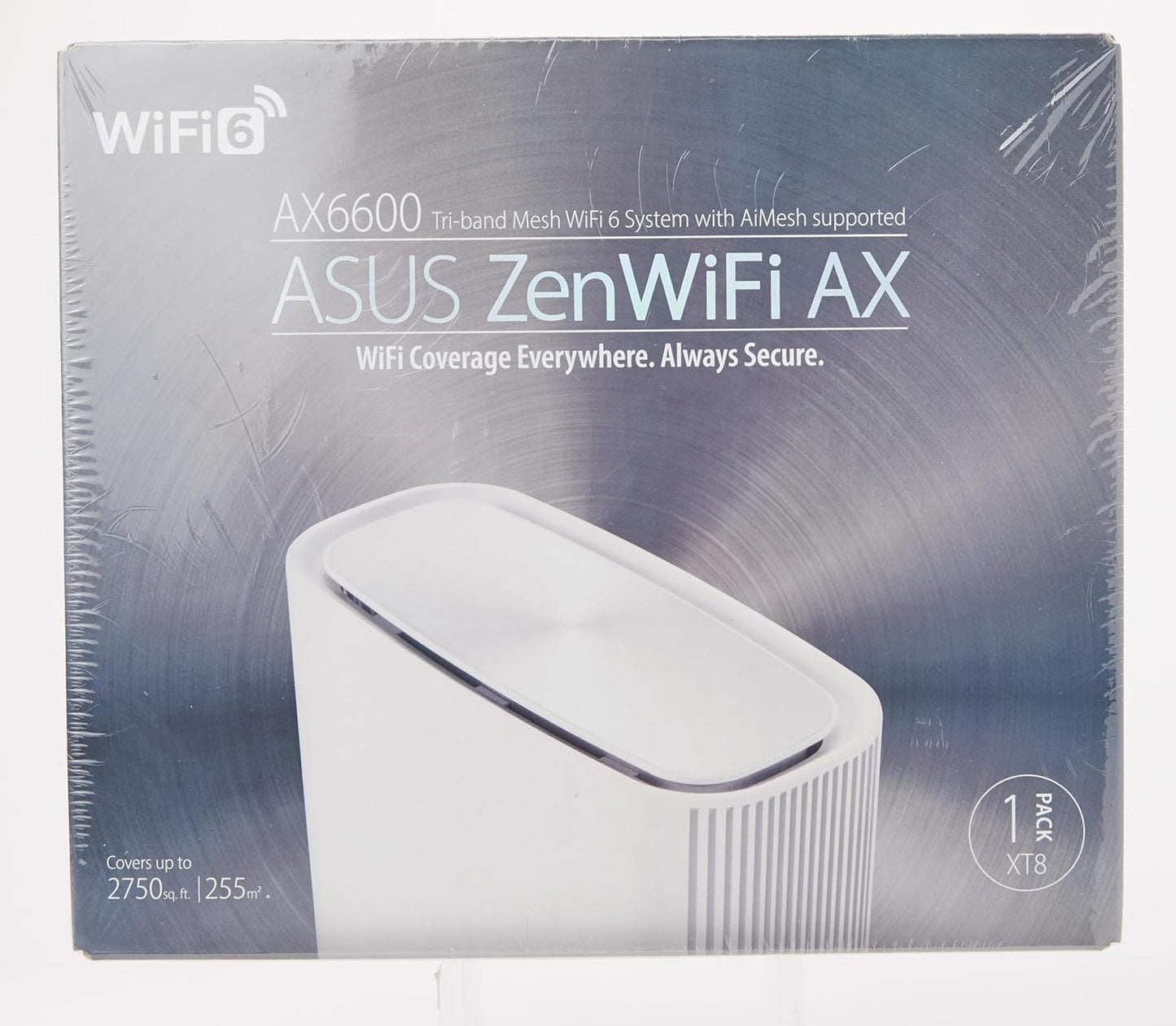 ASUS ZenWiFi XT9 AX7800 Tri-Band WiFi 6 Mesh WiFi System, 802.11ax, up to 5700 sq ft & 6+ rooms, AiMesh, Lifetime Free Internet Security, Parental Controls, Easy Setup, 2.5G WAN port