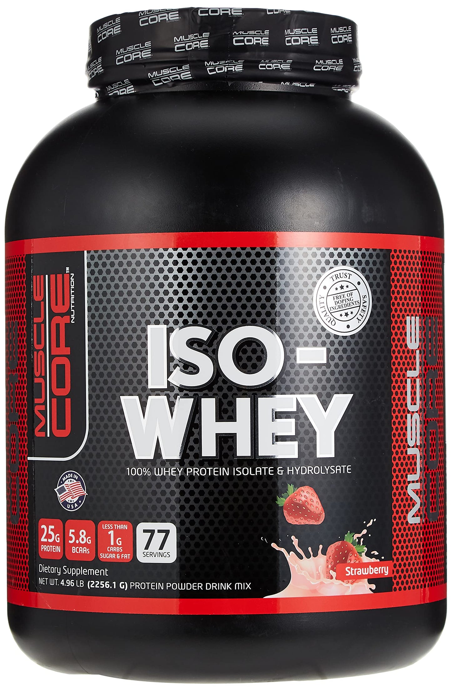 MUSCLE CORE NUTRITION Iso-Whey Chocolate, 5 Lbs.