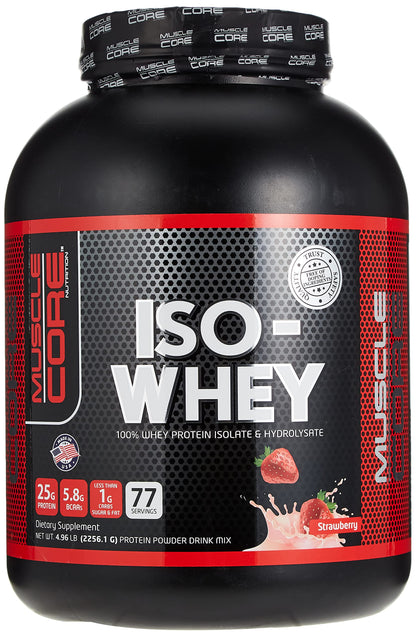 MUSCLE CORE NUTRITION Iso-Whey Chocolate, 5 Lbs.