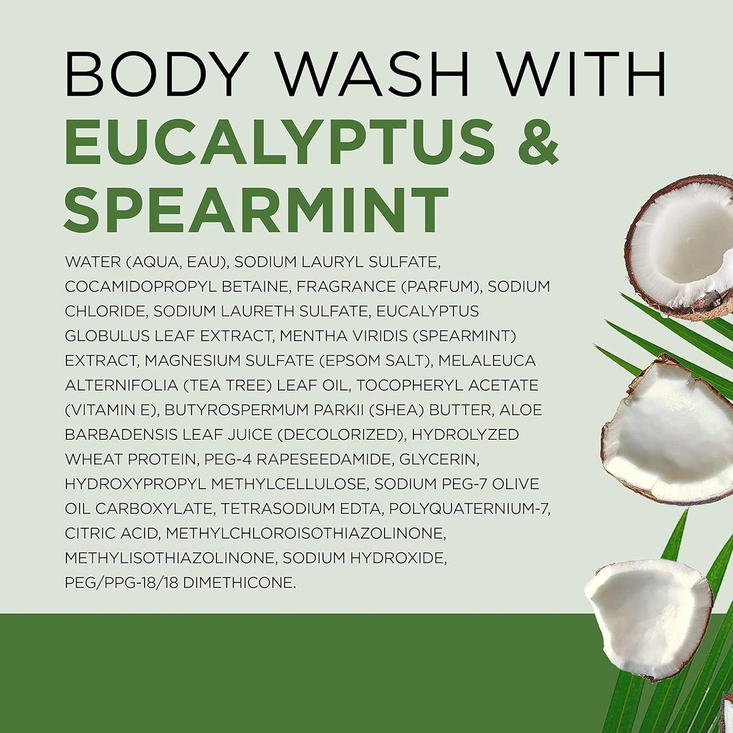 Dr Teal's Epsom Salt Body Wash - EUcalyptUS & Spearmint, 710Ml, 24 Ounce