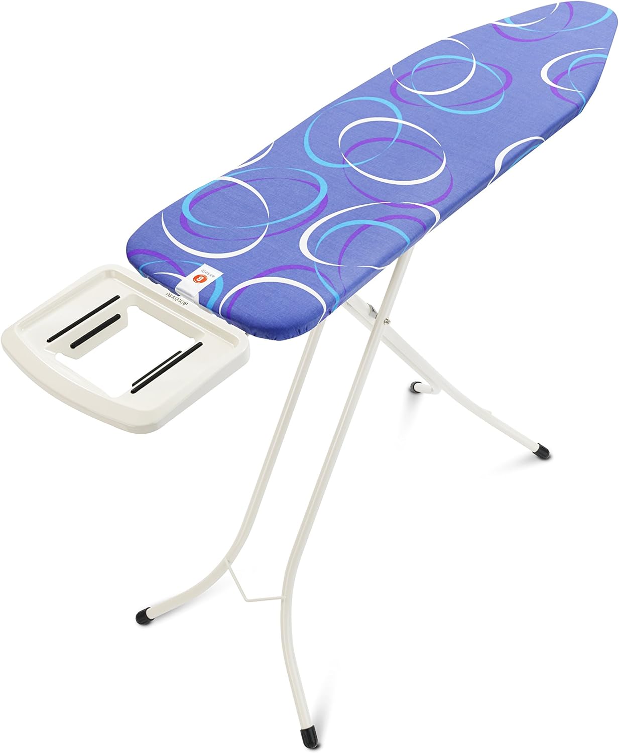 Brabantia 216800 Metallised Silver Ironing Board Cover With 2 Mm Foam, L 110 X W 30 Cm, Size A