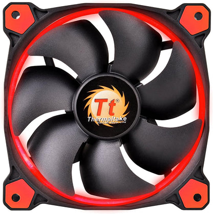 Thermaltake Ring 14 High Static Pressure 140mm Circular Ring Case/Radiator Fan With Anti-Vibration Mounting System Cooling Cl-F039-PL4Wt-A White