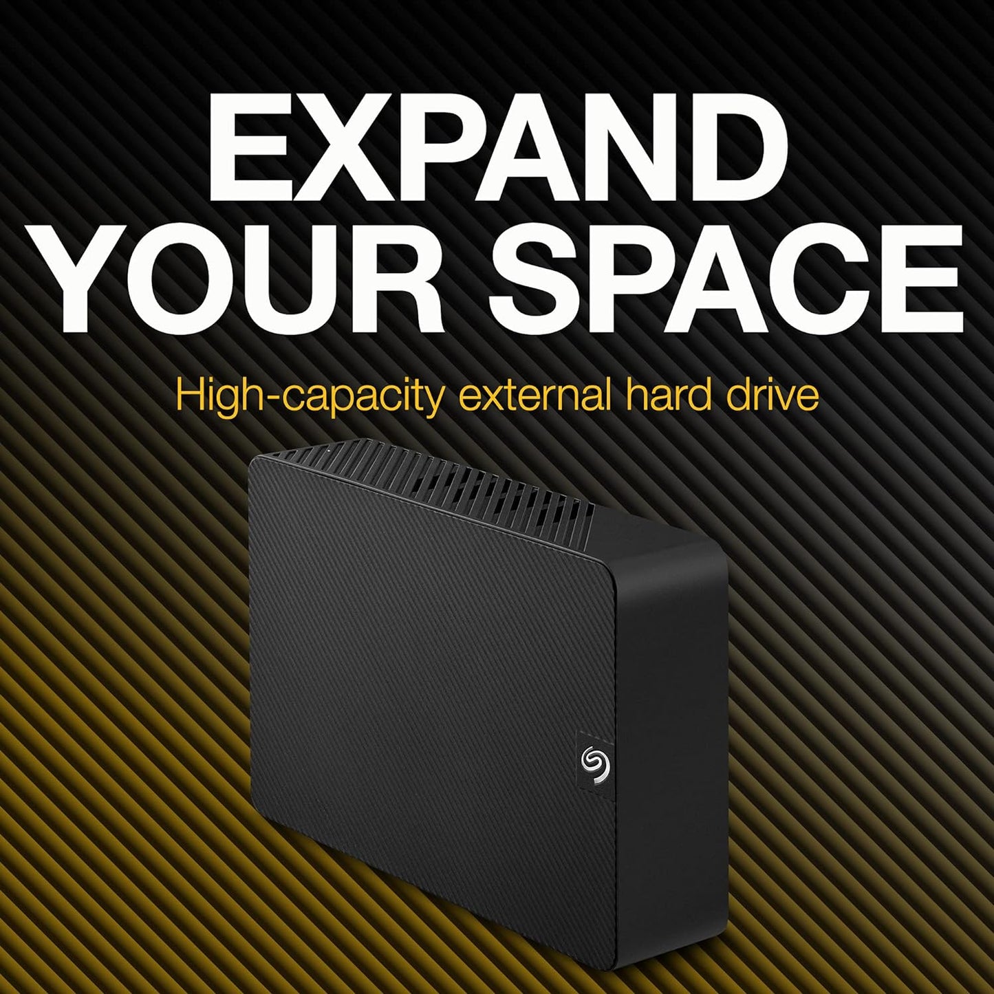 Seagate Expansion Desktop, 24TB, External Hard Drive, USB 3.0, 2 year Rescue Services (STKP24000400)