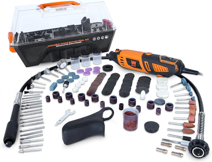 WEN 23072 Variable Speed Lithium-Ion Cordless Rotary Tool Kit with 24-Piece Accessory Set, Charger, and Carrying Case, 7.2 Volts