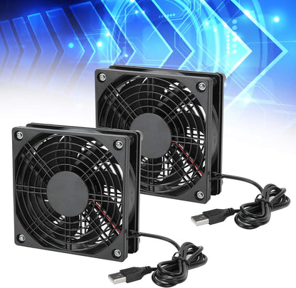 PC Cooler, PC Cooling Fan, Multiple Power Supply PC Computer for TV Modem Routers