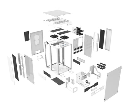 Thermaltake Tower 100 Black Edition Tempered Glass Type-C (Usb 3.1 Gen 2) Mini Tower Computer Chassis Supports Mini-Itx Ca-1R3-00S1Wn-00