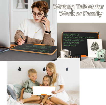 TUGAU LCD Writing Tablet 21 Inch Drawing Tablet Electronic Doodle Board Writing Pad, Erasable Electronic Drawing Pads Monochrome Screen Drawing Board with Stylus Memo Board for Home, School, Office