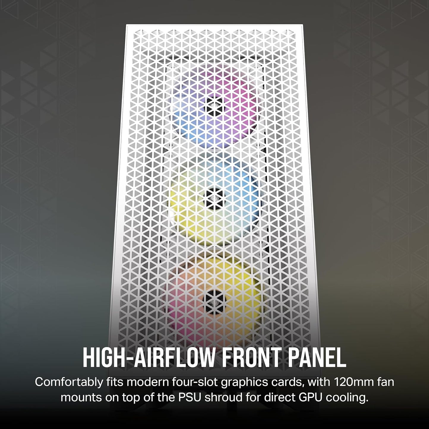 CORSAIR 3000D RGB Tempered Glass Mid-Tower, Black