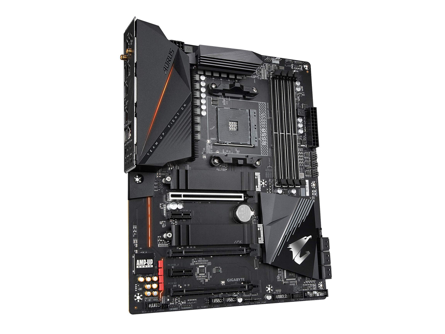 GIGABYTE B550M DS3H AC (AM4 AMD/B550/Micro ATX/Dual M.2/SATA 6Gb/s/USB 3.2 Gen 1/PCIe 4.0/HMDI/DVI/DDR4/Motherboard)