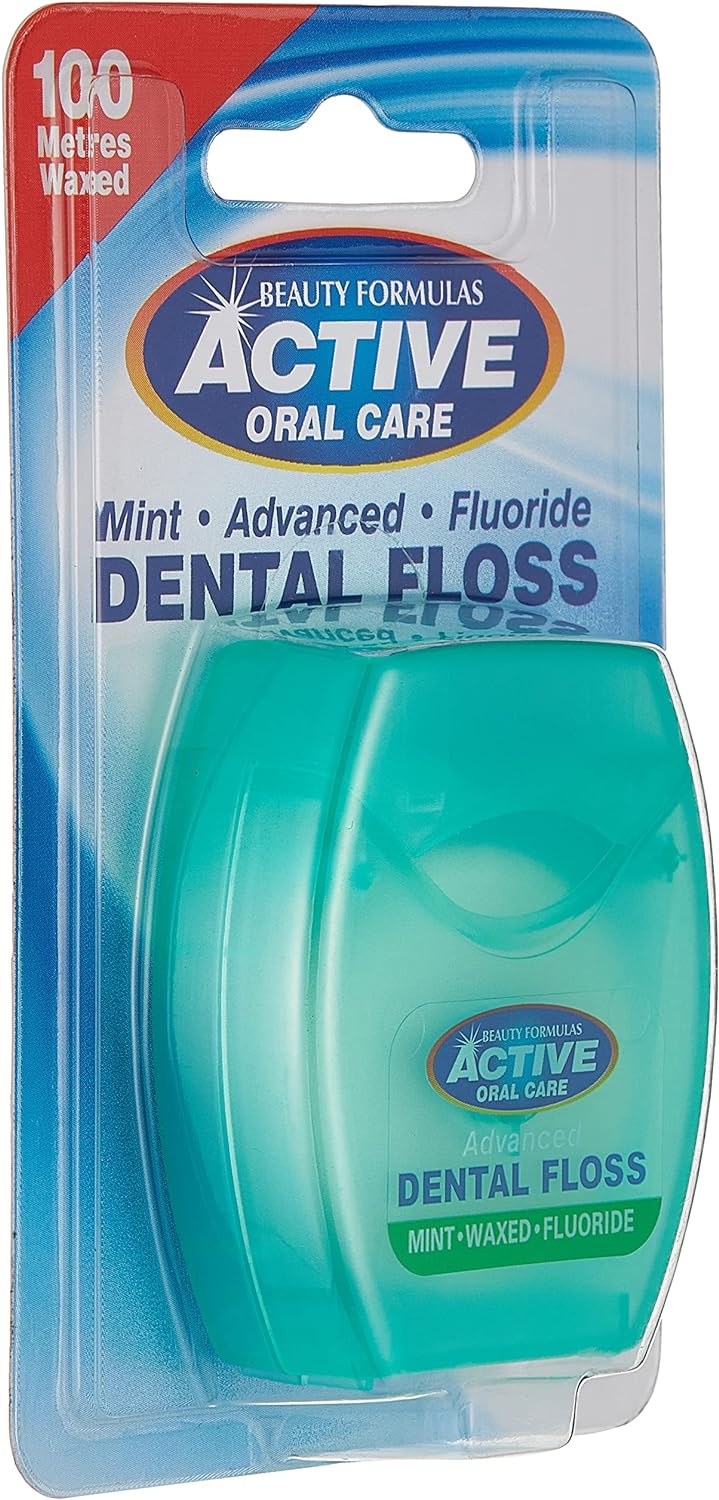 BEAUTY FORMULAS ACTIVE.ADV.MINT.WAXED+FLUOR.100M FLOSS