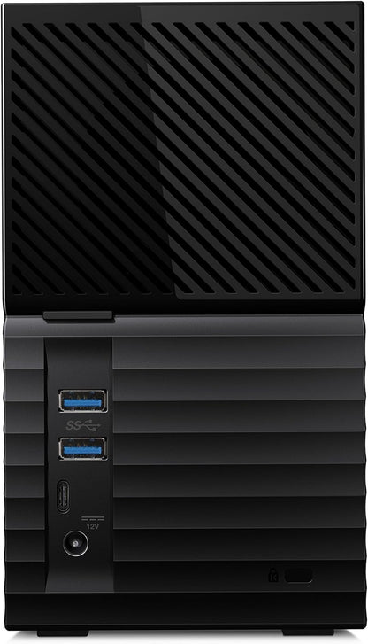 Western Digital WD 18 TB My Book USB 3.0 Desktop Hard Drive with Password Protection and Auto Backup Software, Black WDBBGB0180HBK EESN