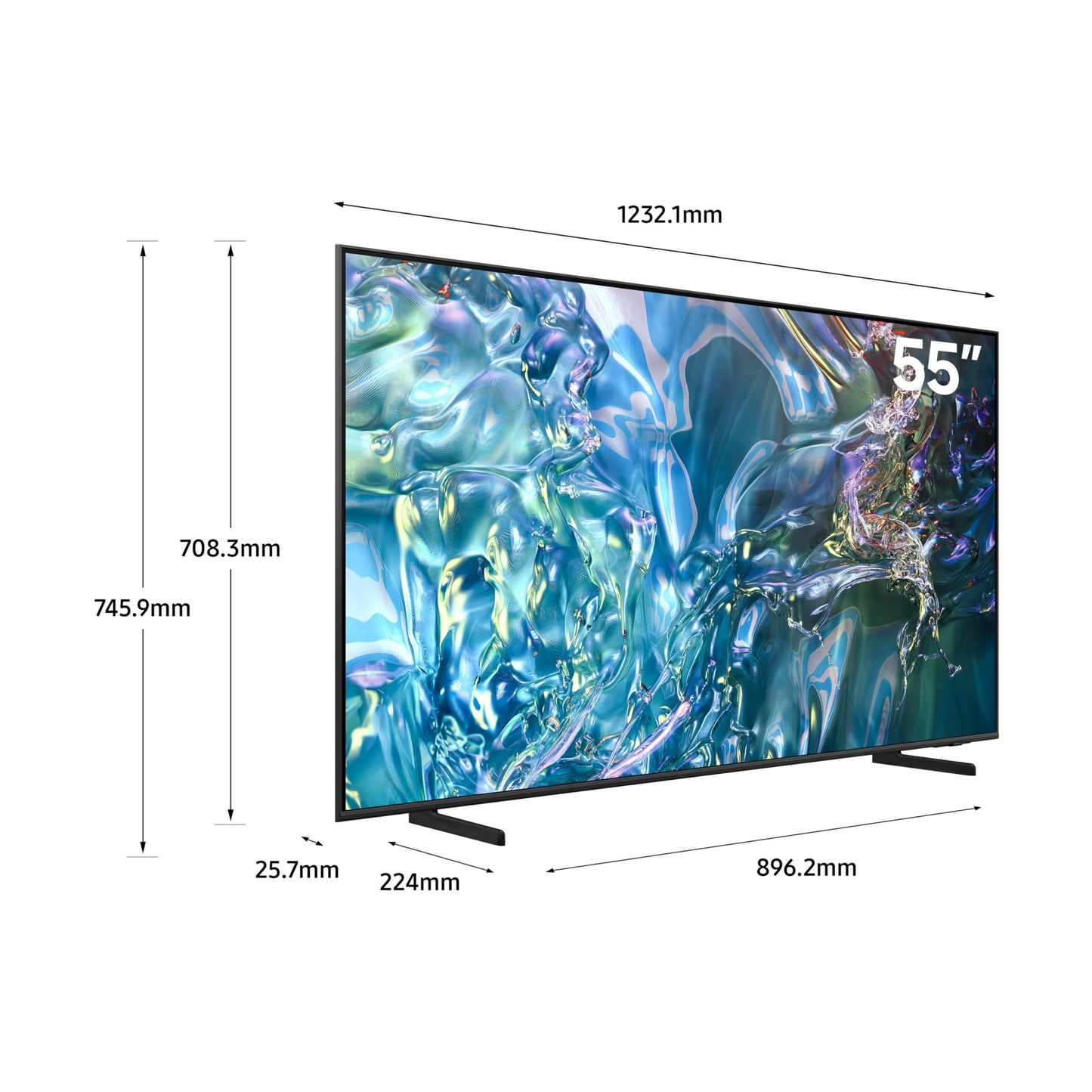 Samsung 55 Inch TV Crystal UHD Crystal Processor 4K Hub - UA55CU7000UXZN (2023 Model)