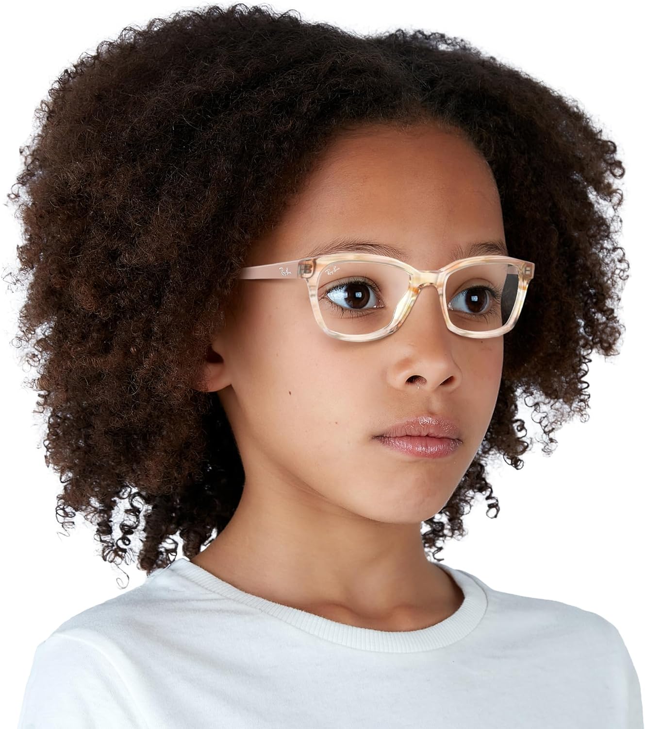 Ray-Ban Kids' Ry1591 Square Prescription Eyeglass Frames