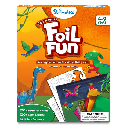 Skillmatics Art & Craft Activity - Foil Fun Space, No Mess Art for Kids, Craft Kits & Supplies, DIY Creative Activity, Gifts for Boys & Girls Ages 4, 5, 6, 7, 8, 9, Travel Toys