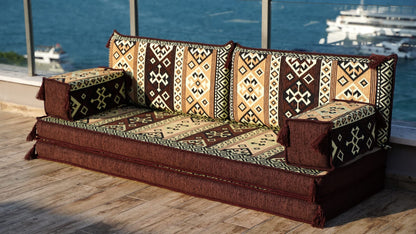 Sofas and Loveseat, Arabic Majlis, Pallet Sofa Sectionals, Turkish Sofa Set, Arabic Sofa Floor Cushions, Floor Pillows, Bench Cushions (Sofa + Rug)