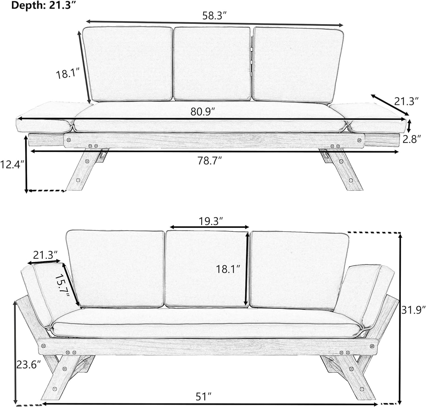 Goohome, Conversation Patio Set, 10 Pieces Wicker Outdoor Sectional Sofa with Black Cushions and Red Pillows,w/Furniture Protection Cover, for Backyard Lawn Garden, Brown