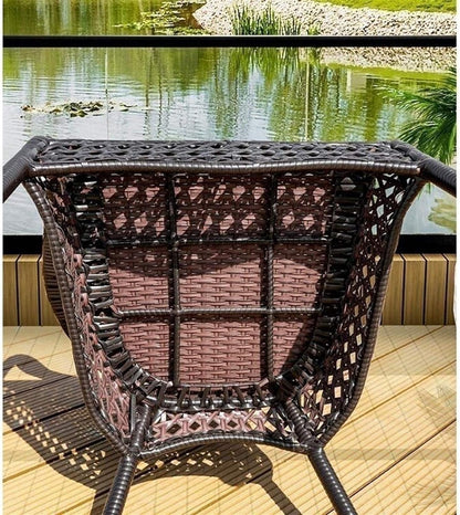 villa Garden Furniture Sets Outdoor Furniture Rattan Garden Table and Chairs Set Patio Rattan Dining Table Set Wicker Weave Coffee Table Patio BUYT