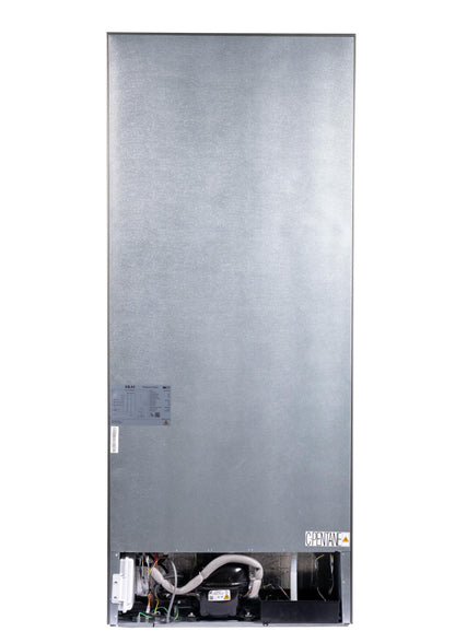 AKAI 335Liters Double Door Top Mount Free Standing Total No Frost Refrigerator Titanium Finish R600a Refrigerant 4 Stars ESMA Ratings One Year Warranty New Edition RFMA-S335WTA