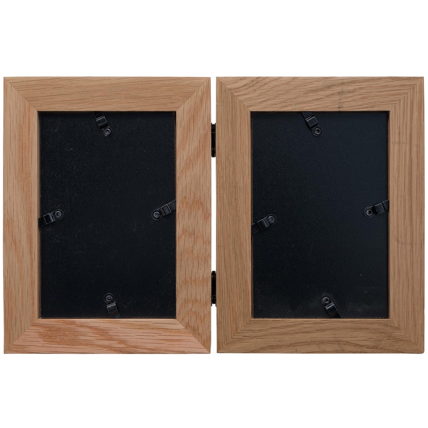 Hampton Frames NEW ENGLAND Solid Oak Wood Photo Frame (Double 5x7 (13x18cm)), natural