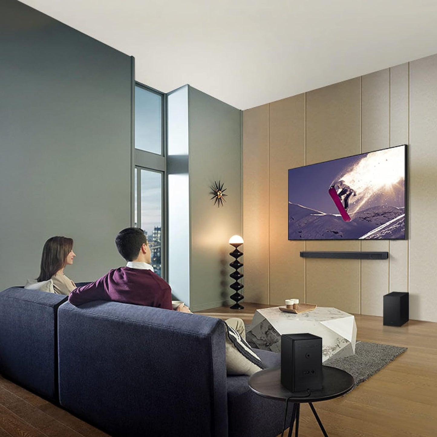 Samsung 3.1Ch Wireless Soundbar with Dolby Digital/DTS Virtual:X In Built Subwoofer Bluetooth Connectivity - HW-B650/ZN