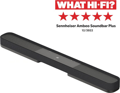 Sennheiser Ambeo Sound Bar Max - Soundbar for TV with 13 Speakers - 5.1.4 Sound Experience with Dolby Atmos & DTS:X, Home Theater Audio with deep 30Hz Bass without extra Subwoofer