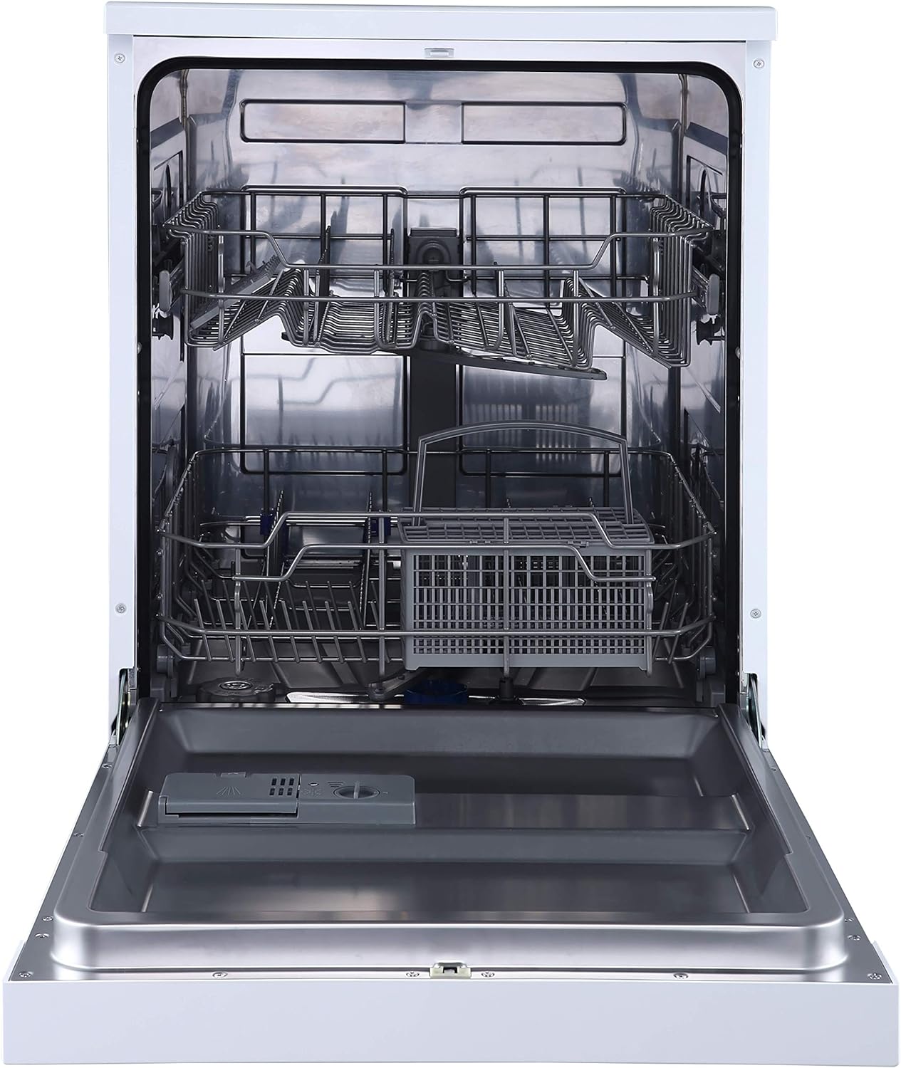 Sharp 12 Place Settings 6 Programs Free Standing Dishwasher, Steel - Qw-Mb612-Ss3 - 1Year Warranty.