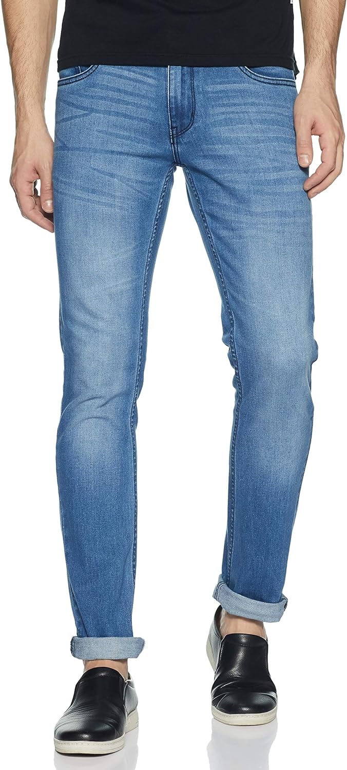 DIVERSE Men's Slim Fit Jeans