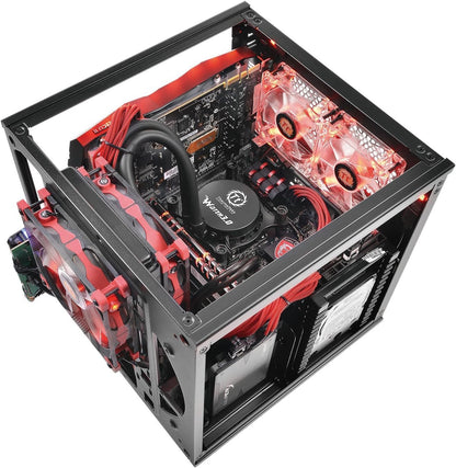 Thermaltake Suppressor Mini Itx Cube Chassis Ultra Quiet Gaming Silent Computer Case Ca-1E6-00S1Wn-00