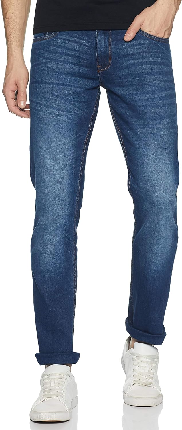 DIVERSE Men's Slim Fit Jeans