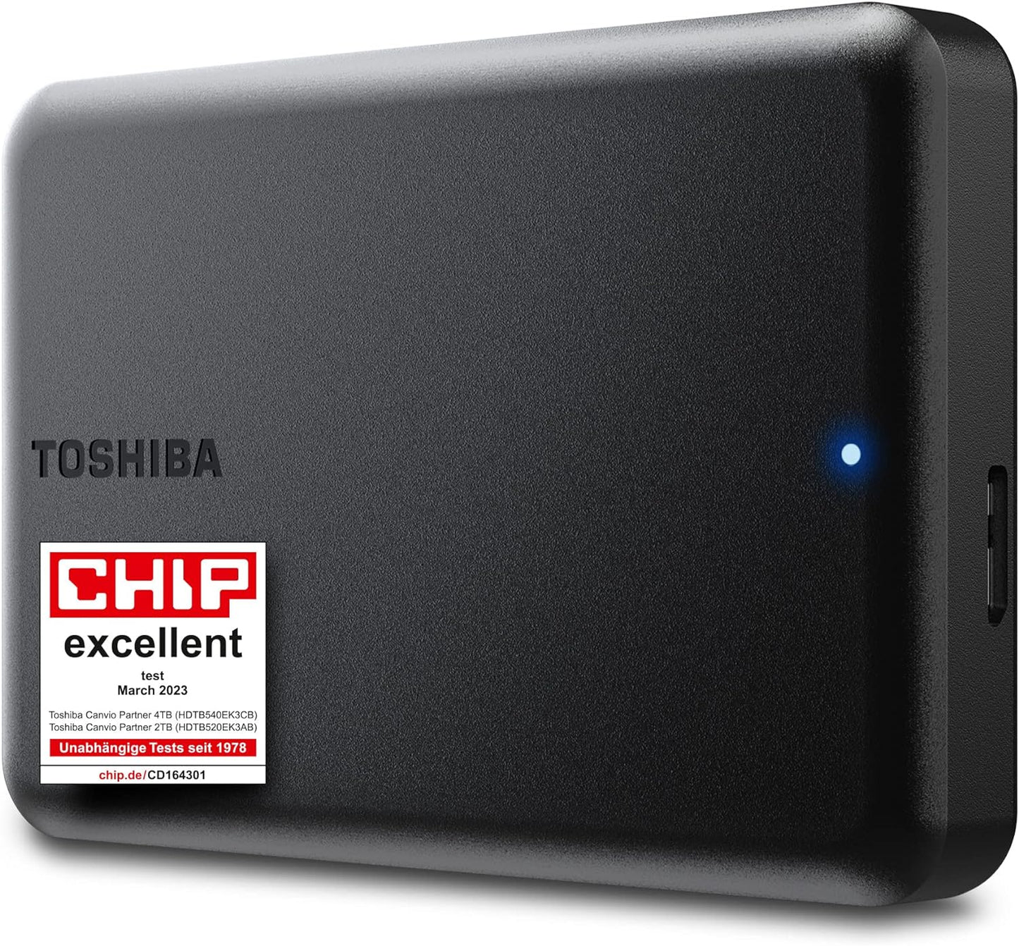 Toshiba Canvio Partner 2TB Portable 2.5’’ External Hard Drive, USB 3.2, Mac & Windows compatible. Xbox, PS4