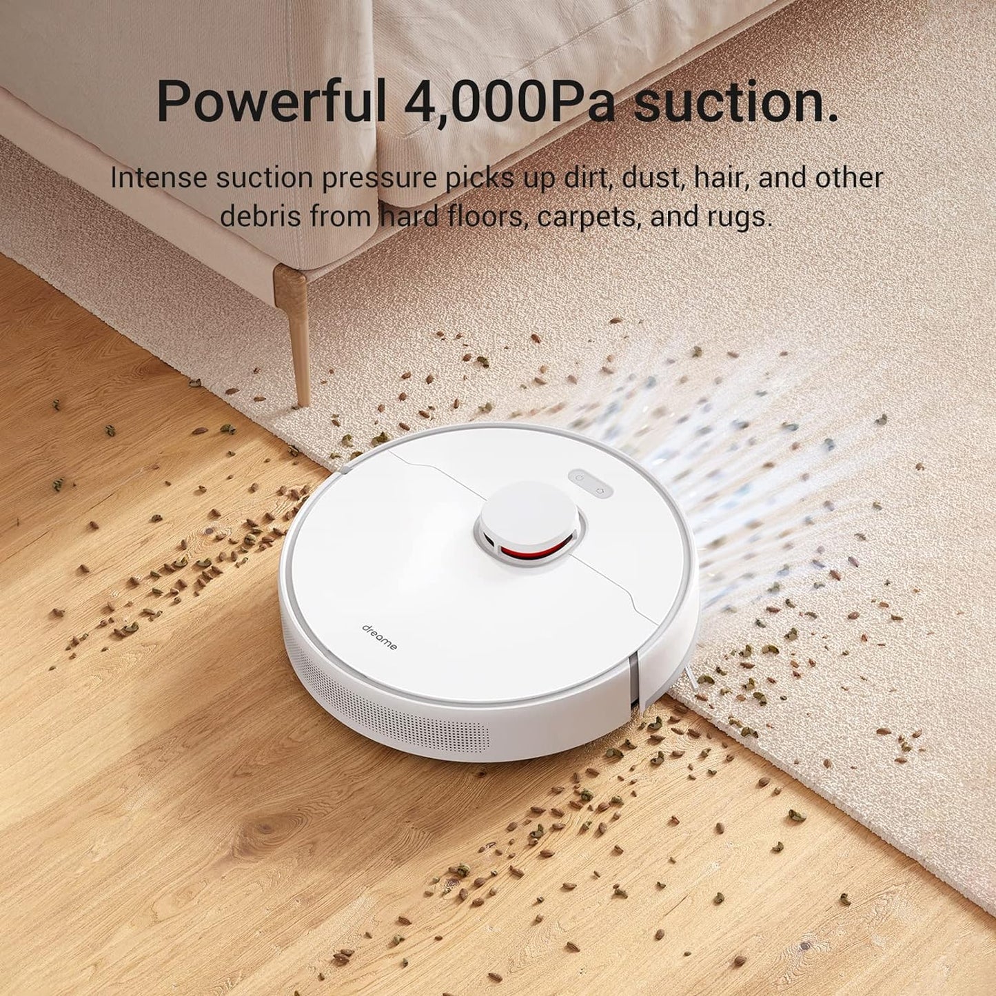 Dreame D10 Plus Robot Vacuum Cleaner & Mop with 2.5L Self Emptying Station, 4000Pa, LiDAR Navigation-Obstacle Detection-Editable Map, Hard Floor-Carpet, 170m Runtime, WiFi/APP/Alexa, 2 Years Warranty