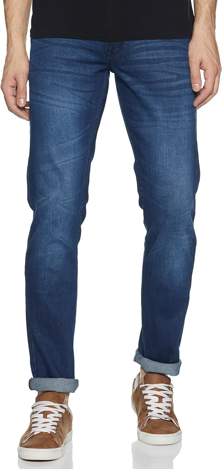 DIVERSE Men's Slim Fit Jeans